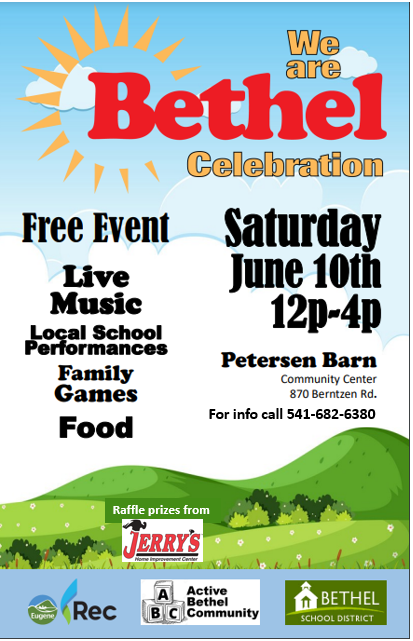 Poster for We are bethel celebration 2023